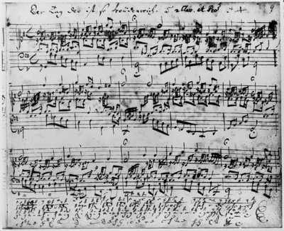 Orgelbuchlein (Collezione di pezzi per organo), Corale, 1713-17 da Johann Sebastian Bach